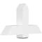 Ekena Millwork Eugene Architectural Grade PVC Gable Bracket, 36"W x 21"H x 6"D x 6"F, 14/12 Pitch GBP036X21X0606EUG00 - alternate 1